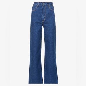 NEW Pangaia Hemp Denim High Rise Wide Leg Jeans